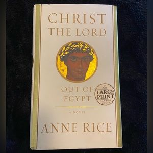 *SOLD* autographed christ the lord out of egypt anne rice book